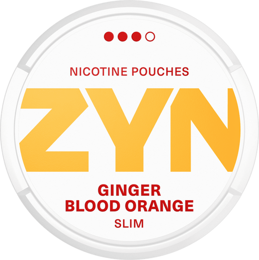 ZYN GINGER BLOOD ORANGE SLIM STRONG