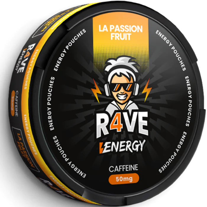 R4VE LA PASSION FRUIT CAFFEINE 50MG ENERGY