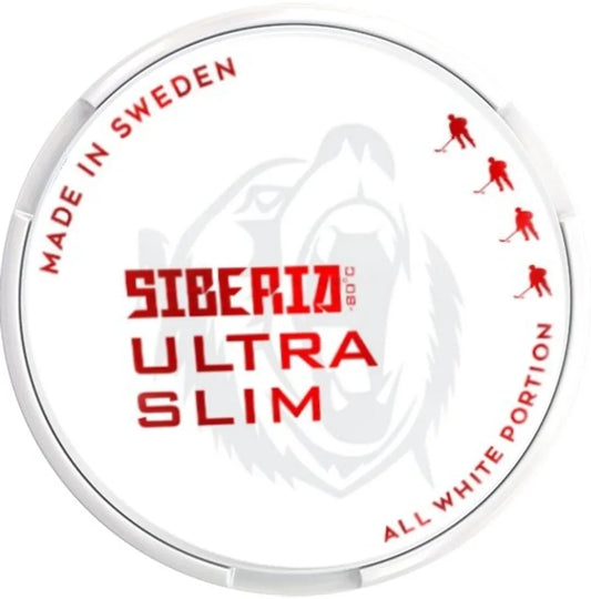 SIBERIA ULTRA SLIM ALL WHITE PORTIONS