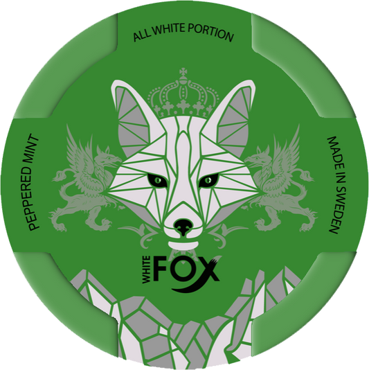 WHITE FOX PEPPERED MINT SLIM EXTRA STRONG