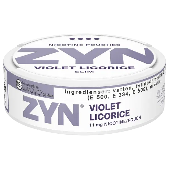 ZYN VIOLET LICORICE SLIM EXTRA STRONG