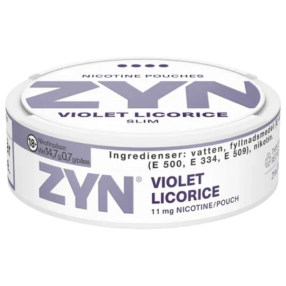 ZYN VIOLET LICORICE SLIM EXTRA STRONG